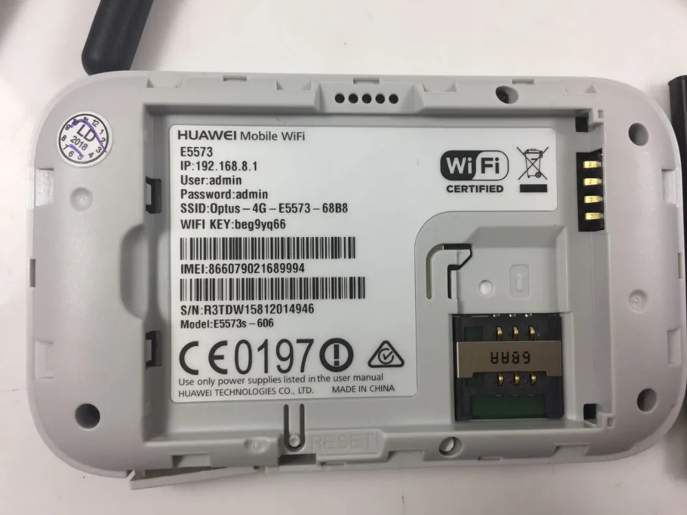 Разблокированный Huawei E5573 2 антенны CAT4 150 м 4G 3G Wi Fi роутер диапазон 28 700 МГц