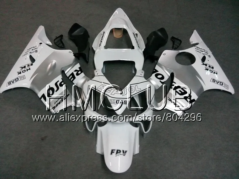 Корпус для HONDA CBR600F4i CBR600FS CBR600 F4i 01 02 03 61HM20 CBR 600 F4i 600 FS CBR 600F4i 2001 2002 2003 Repsol красный blk обтекателя - Цвет: No. 5