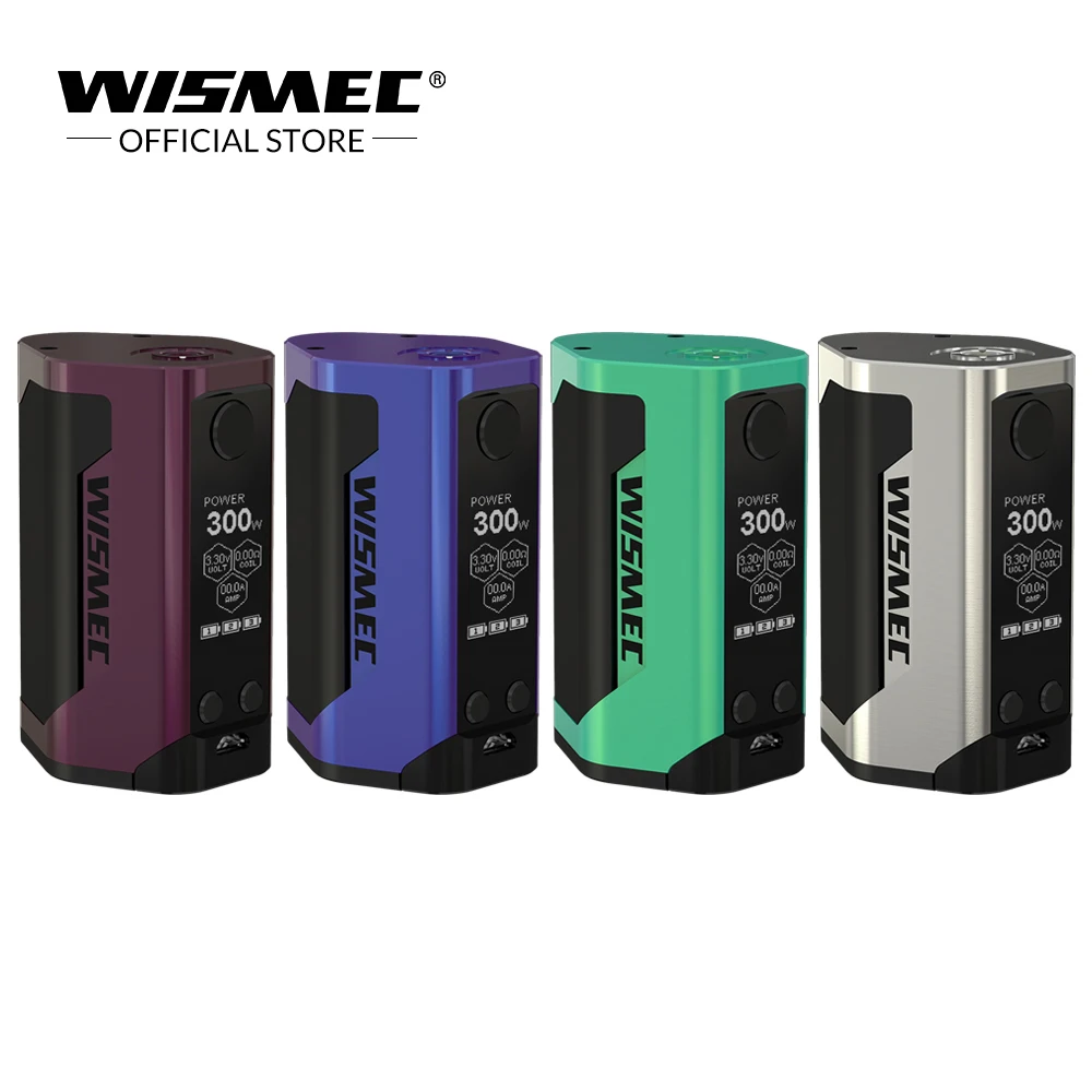 Original Wismec Reuleaux RX GEN3 TC Mod Box 300W Output Powered by 18650 battery VW/TC-Ni/TC-Ti/TC-SS/TCR mode Vape Box Mod