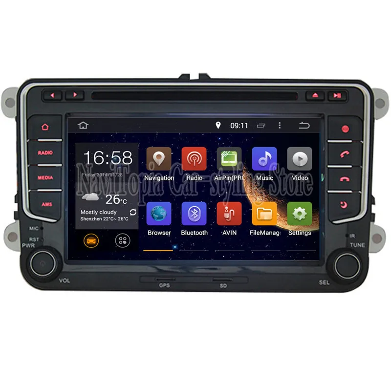 Ectwodvd Восьмиядерный/Четырехъядерный 4G/2G Android 9 0 автомобильный DVD для VW PASSAT TSI/для