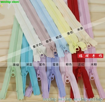 

High-quality Japan YKK NO.3 Small round head Zipper 16 color 7 lengths