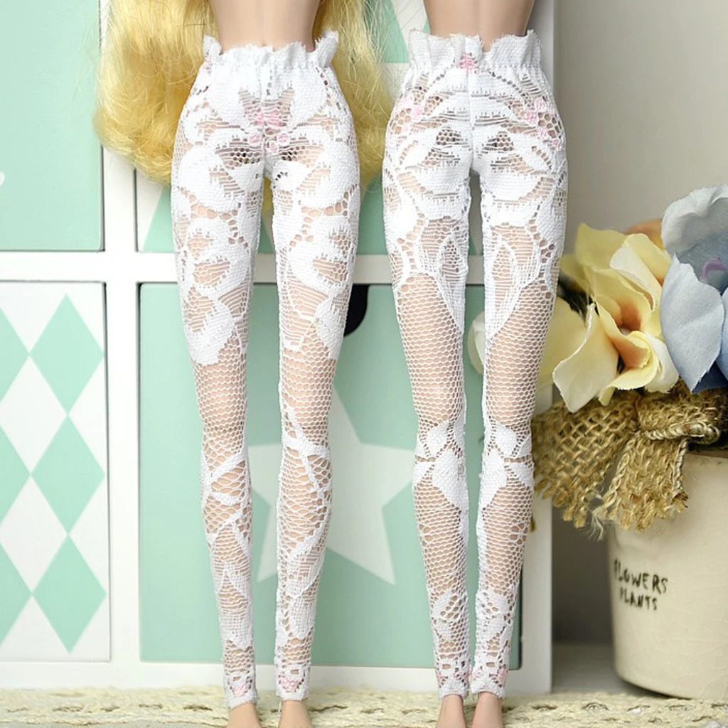 1/6 белые кружевные леггинсы для кукол штаны одежда Момоко Dollfie BJD вечеринки|Куклы|