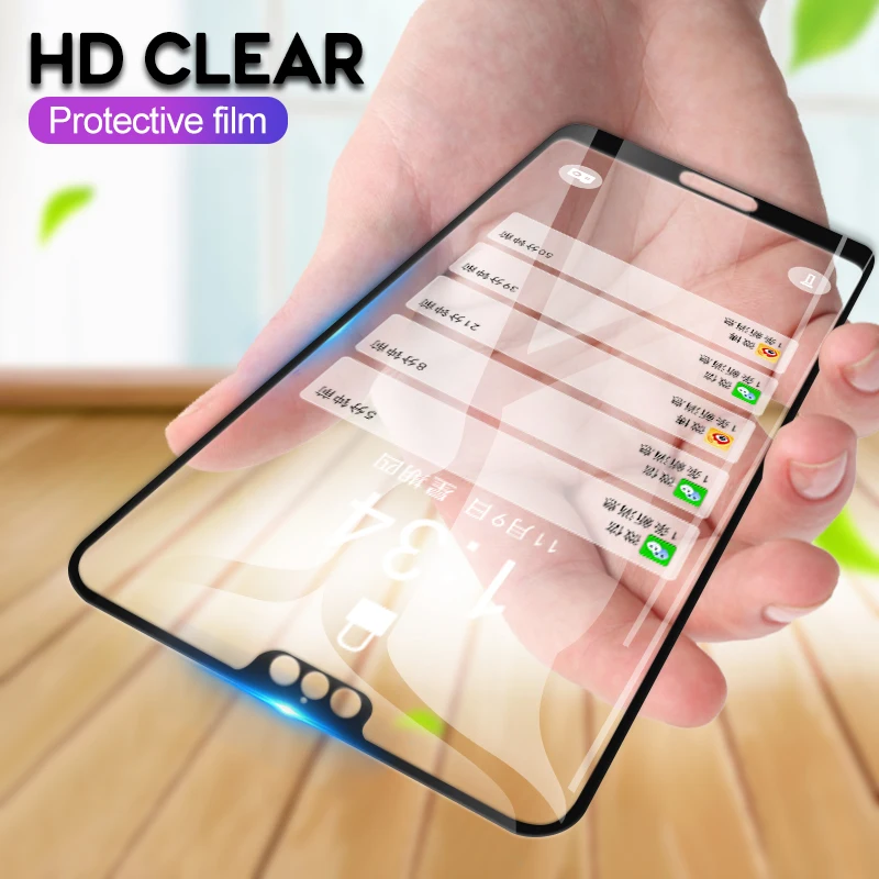 Стекло с полным покрытием для Huawei P30 Lite Y9 Y7 Pro 2019 Prime защита Honor Play 8A 8X 8C 10 Nova 4