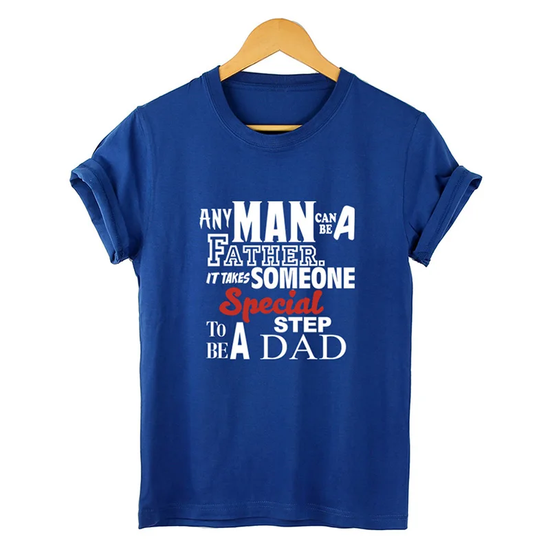 

Dad T-Shirt No.1 Dad Cotton Fashion Tshirt Gifts For Dads Fathers Day Present T-shirts For Mens