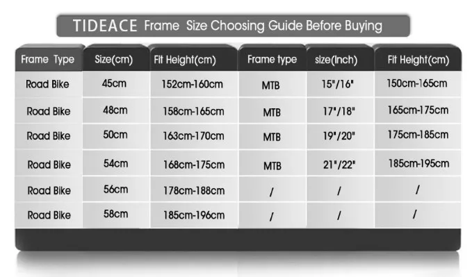 Cheap 2017-2018 Tideace aero Cadre Route Frameset Made in China Carbon Fiber Road Bike Frame Bicycle Frame 50/53/55cm 1