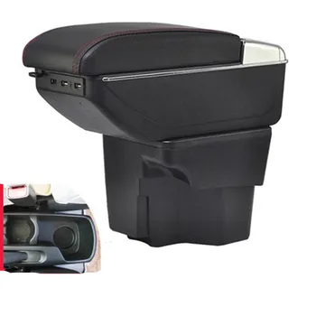 

for Kia Rio III armrest box Kia Rio 3 central Store content box cup holder 2012-2016 Automotive retrofit accessories