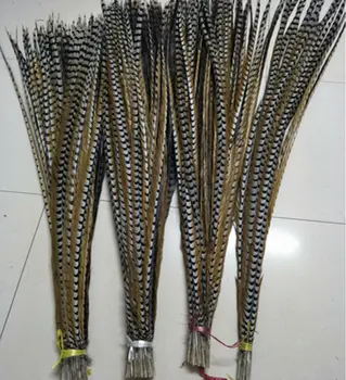 

Wholesale 10pcs rare natural copper chicken feathers long 24-28 inches / 60-70 cm decoration diy collection stage performances