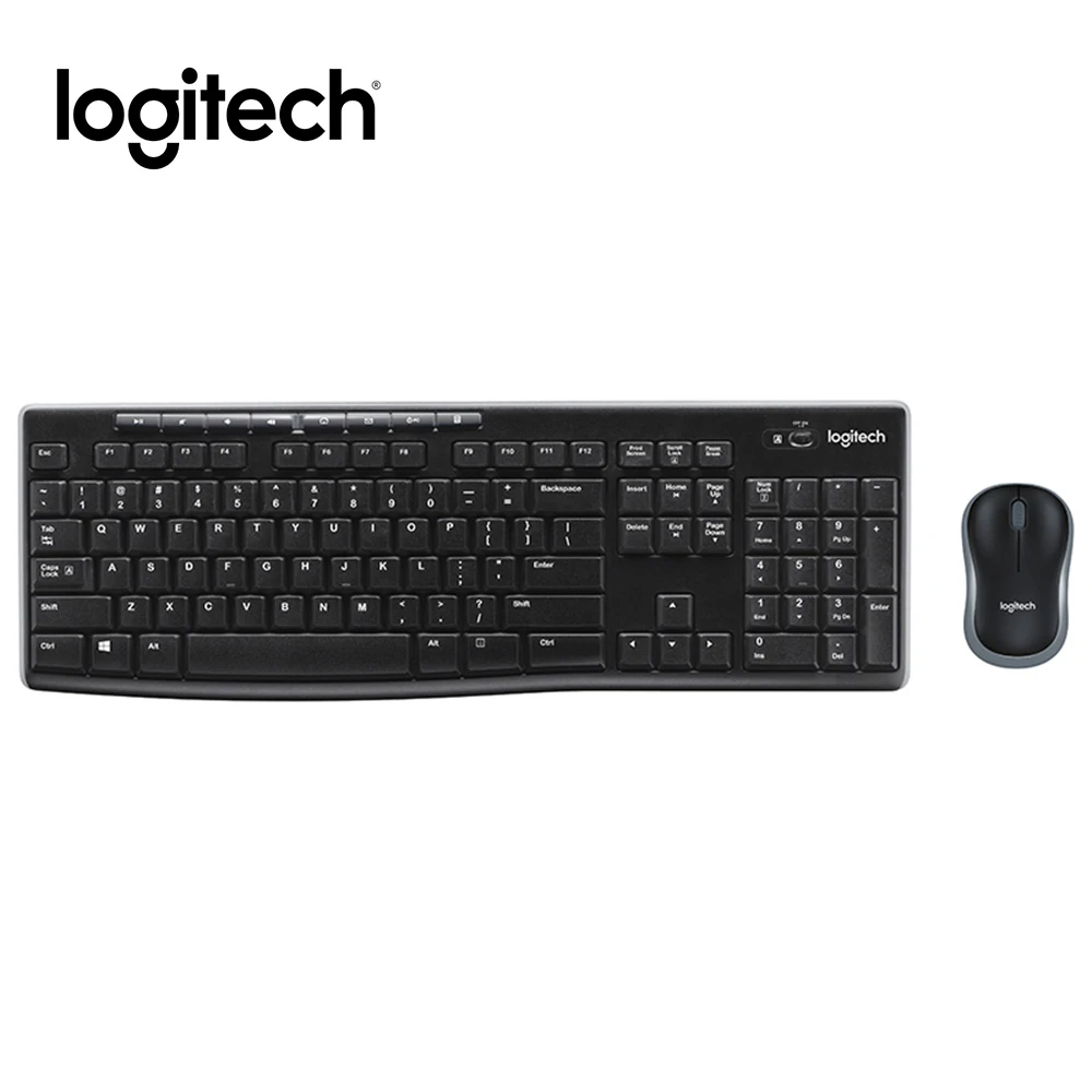 

Logitech MK270 Wireless Keyboard And Mouse Combo 2.4GHz Dropout-Free Connection Long Battery Life wireless mouse keybaord combo