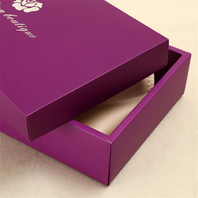 50 шт./партия Высококачественная подарочная коробка большого размера Подарочная сумка бюстгальтер упаковочная коробка для нижнего белья упаковочные коробки для одежды