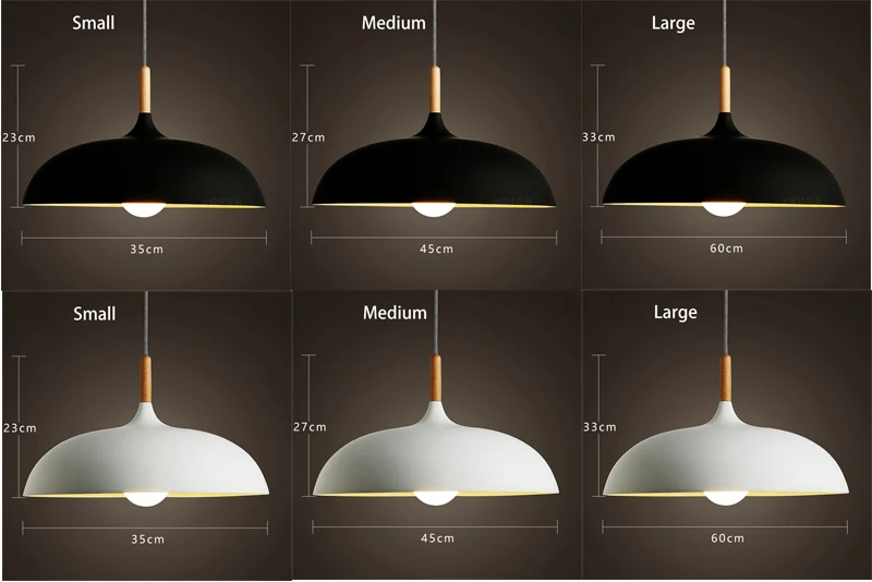 Минималистичные современные подвесные лампы E27 деревянный и алюминиевый абажур подвесные и подвесные светильники 110 В 220 В для художественной моды Декор Светильник