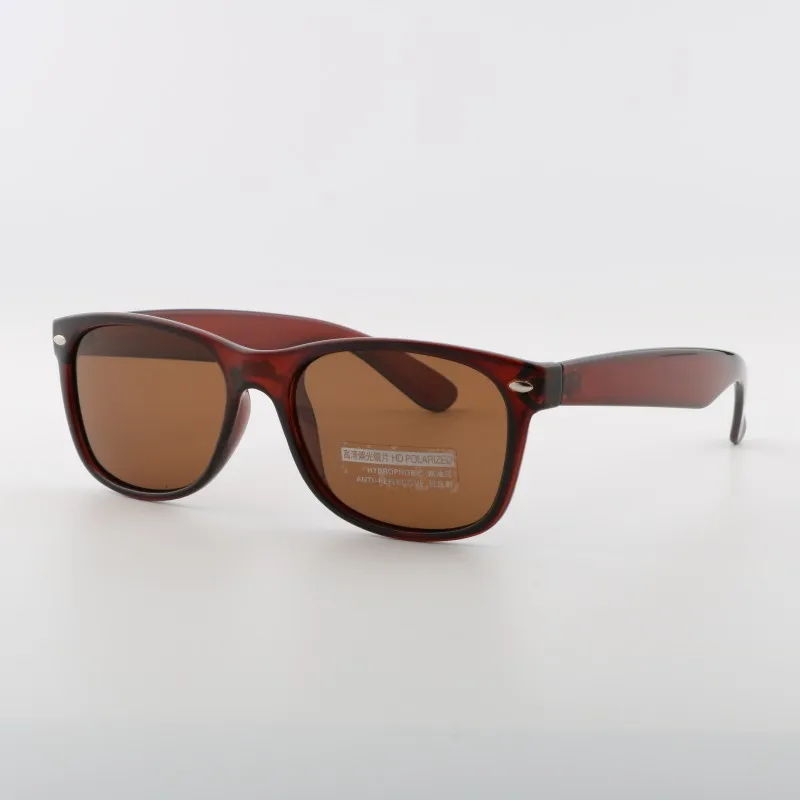 HDSUNFLY мужские поляризованные солнцезащитные очки, классические мужские ретро очки с заклепками, брендовые дизайнерские солнцезащитные очки для мужчин, очки UV400 - Цвет линз: brown brown