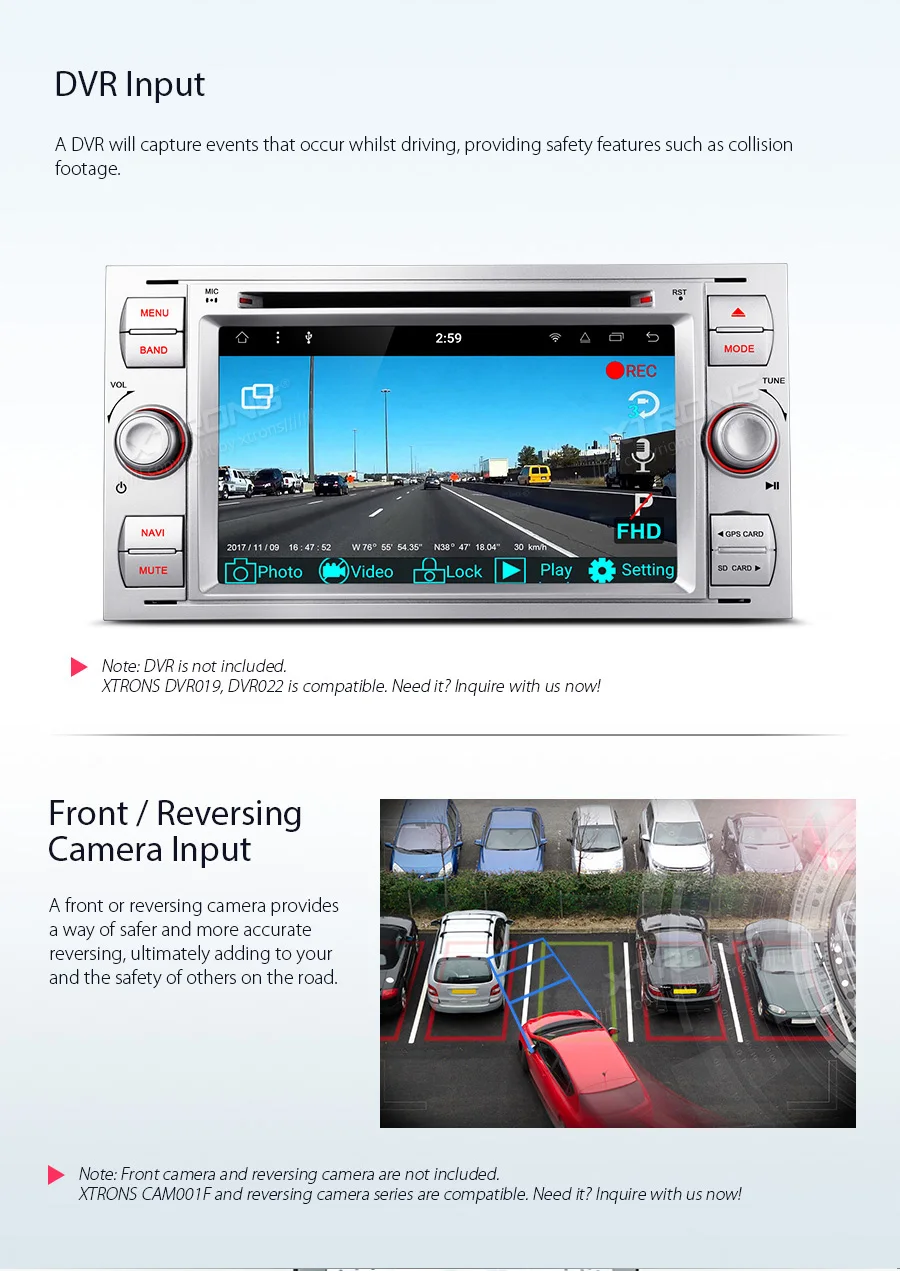 Flash Deal XTRONS 7" Android 8.1 Octa Core Car Stereo DVD Player Radio GPS Navigation for FORD Focus II C-Max 2005 2006 2007 Fusion Transit 17