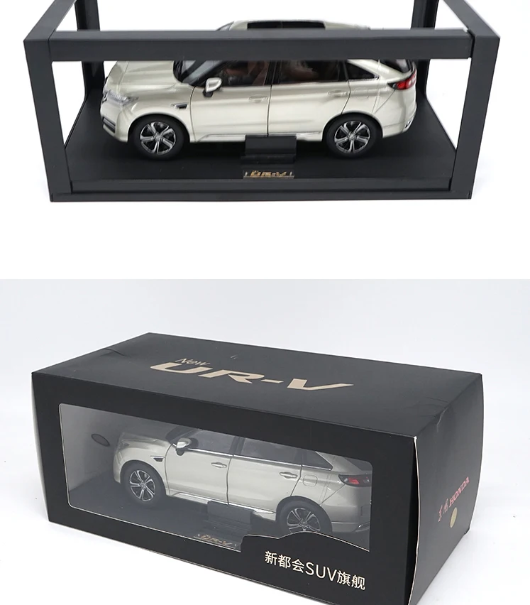 Модель кроссовера 1:18 HONDA 2017 URV модель игрушечного автомобиля из сплава Литые