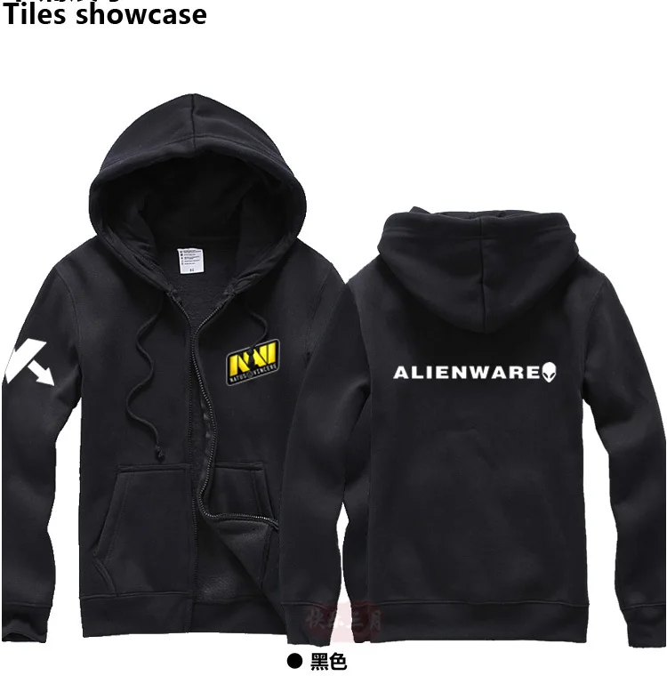  NAVI Dota 2 hooded long sleeve Dota Natus Alienware Zipper Sweatshirts Ukraine game heroes Teams Do