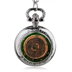 2019 новые модные кварцевые карманные часы коричневый корпус с брелоком цепь часы мужские и женские лучший подарок HB954-4