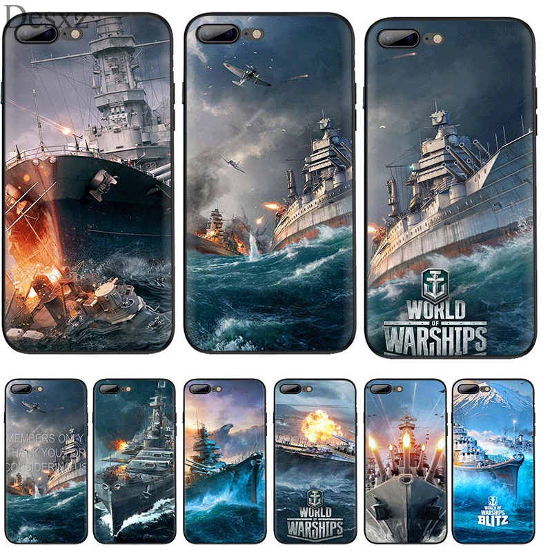

Cell Phone Case Silicone TPU for iPhone 7 8 6 6s Plus iPhone 11 Pro X XS Max XR 5 5s SE Cover World Of Warships Shell