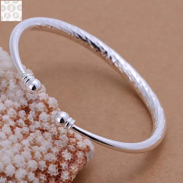 

B158 Free Shipping! The latest fashion classic 925 silver jewelry hot bracelet wholesale price