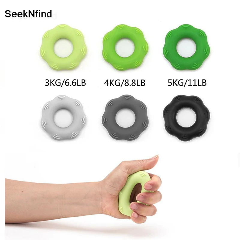 1PCS Strength Hand Grip Ring Ring Muscle Power Training Rubber Ring Exerciser Gym Expander Wrist Gripper Strength Finger Ring 1PCS Strength Hand Grip Ring Ring Muscle Power Training Rubber Ring Exerciser Gym Expander Wrist Gripper Strength Finger Ring