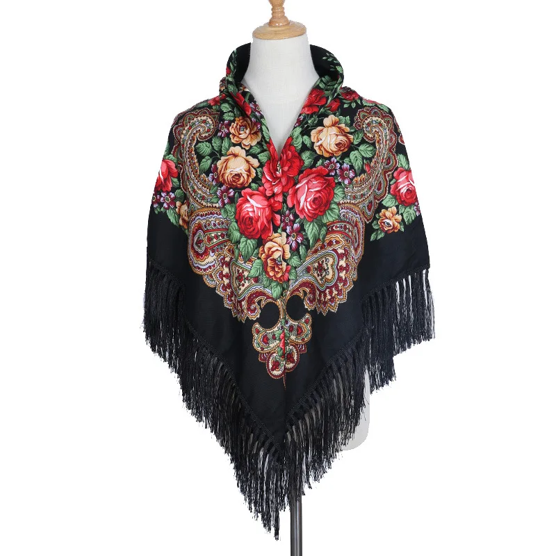 Горячая Распродажа, российский квадратный шарф большого размера, хлопковый длинный шарф с кисточками, брендовая весенне-зимняя шаль для женщин, женская накидка из пашмины, снуд