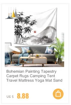 Мандала цвет столкновения психоделический гобелен, ковер коврики для йоги пляжное полотенце спальный коврик хиппи гобелены украшение дома