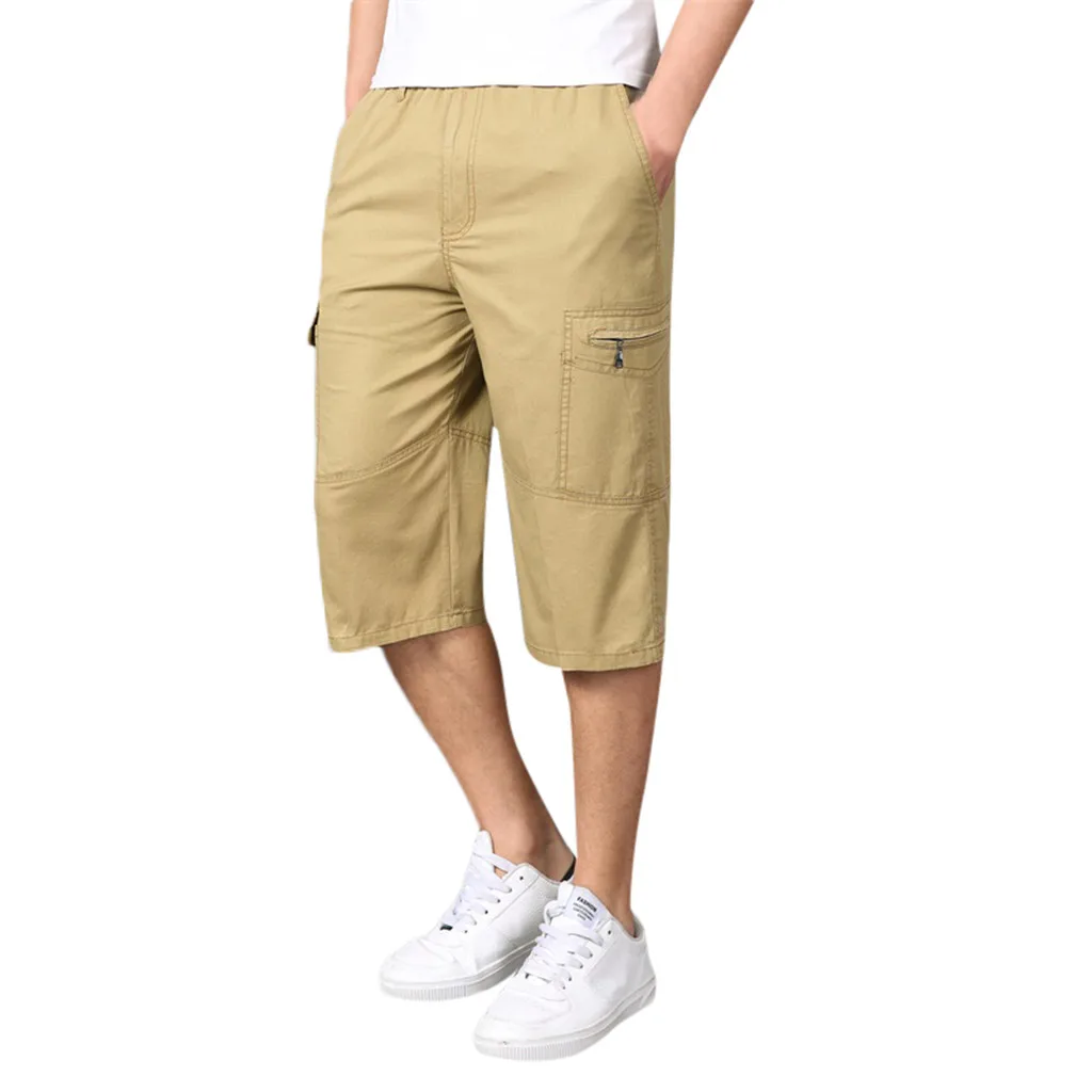 Мужские шорты Карго Новые однотонные Летний Лидер продаж хлопок Повседневное мужские короткие штаны брендовая одежда Camo Для мужчин шорты shipping3.22