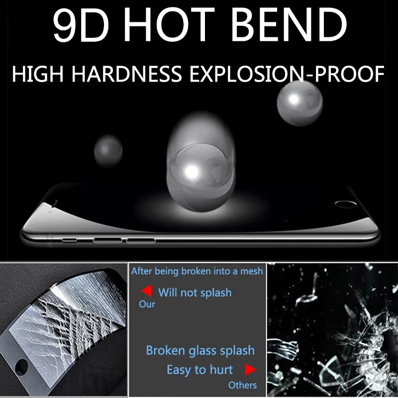  9D schutz glas für iphone 6 6S 7 8 plus X XS 11 pro MAX glas auf iphone 7 6 8 plus XR XS MAX 11 Pro
