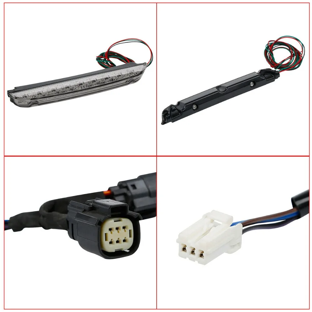 Мотоцикл тур пакет Чемодан стеллаж для выставки товаров светодиодный красный светильник для Harley Electra Gilde 14-18