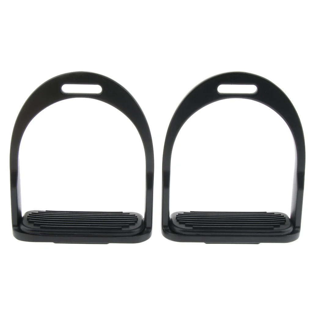 2019 2 Pairs Horse Saddle Aluminum Western Stirrups Tread Tack Men Women Riding Horse Riding Stirrups Body Protectors