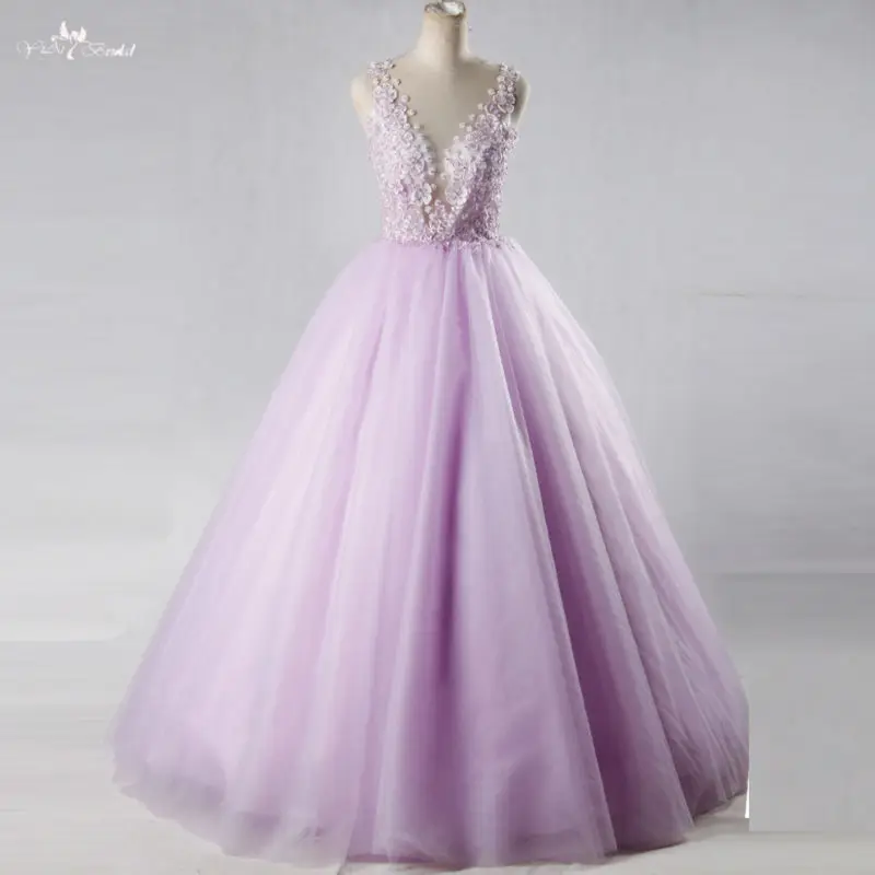RSE711 sexy lilac long prom dresses 2016 graduation quinceanera dresses (1)