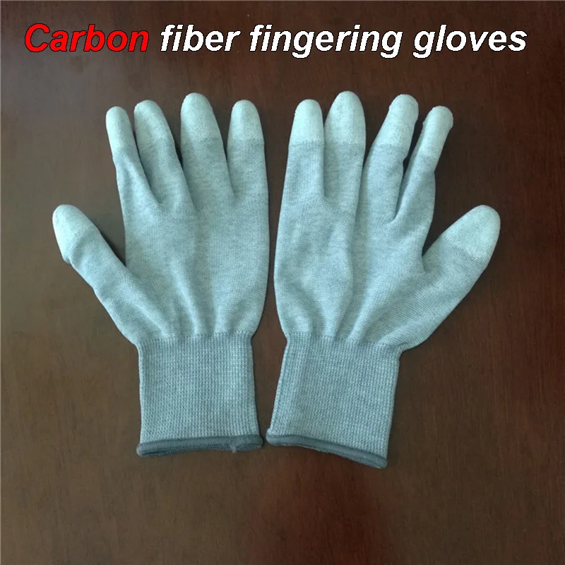 carbon fiber Fingering Anti static gloves Non slip Wear resistant
