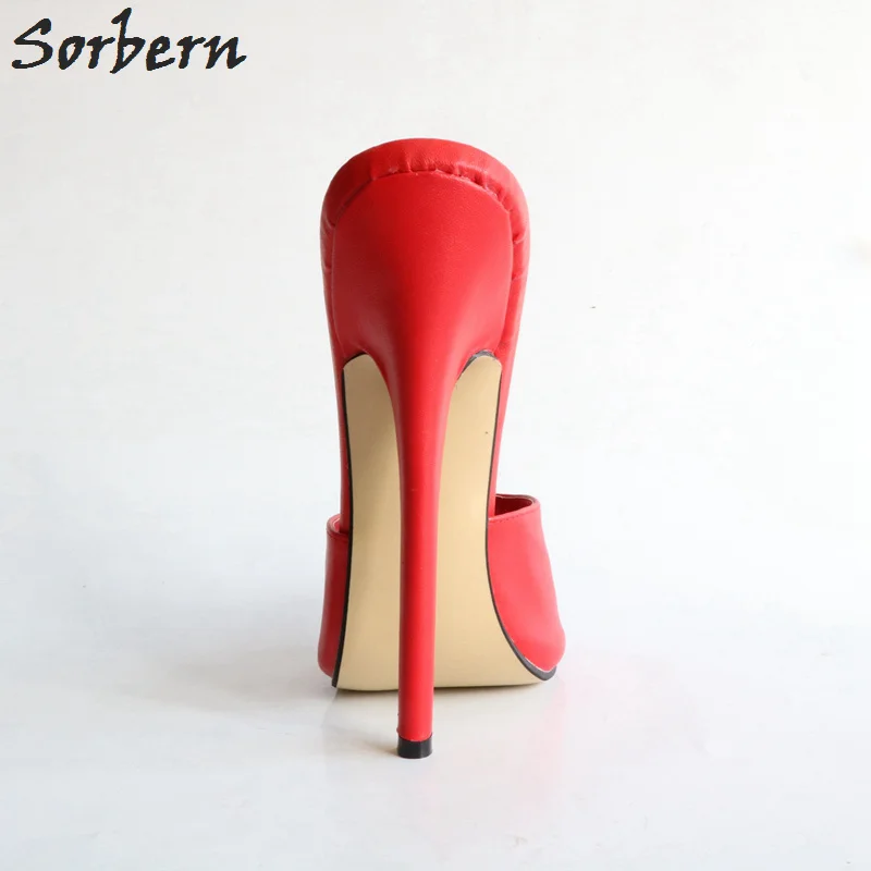 stiletto mule slides