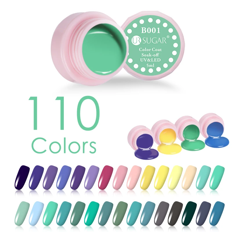 

UR SUGAR Color Gel Nail Polish UV LED Soak Off DIY Paint Color Gel Lacquer Hybrid Semi-permanent For Nail Art Decoration