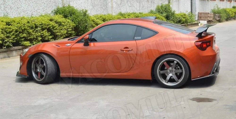 FRP из углеродного волокна Неокрашенный Черный Задний спойлер крыло для Subaru BRZ Toyota