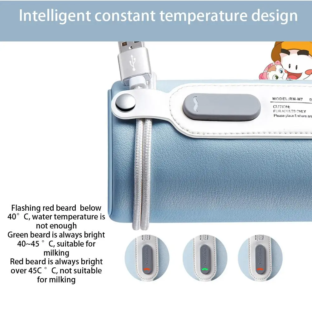 Бутылочка для кормления, изолирующая крышка, универсальный нагревательный рукав, Usb, постоянная температура, подогрев молока, Ppsu, подогреватель бутылок