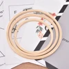 New1pc деревянное ручное устройство для вышивки крестом, кольцо для вышивки бамбуковой рамкой, Круглый обруч для вышивки, инструменты для шить... ► Фото 3/6