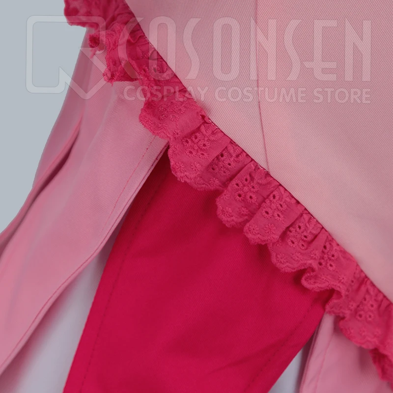 Аниме волшебный Doremi Harukaze Doremi Косплей Костюм ONSEN розовое платье любой размер