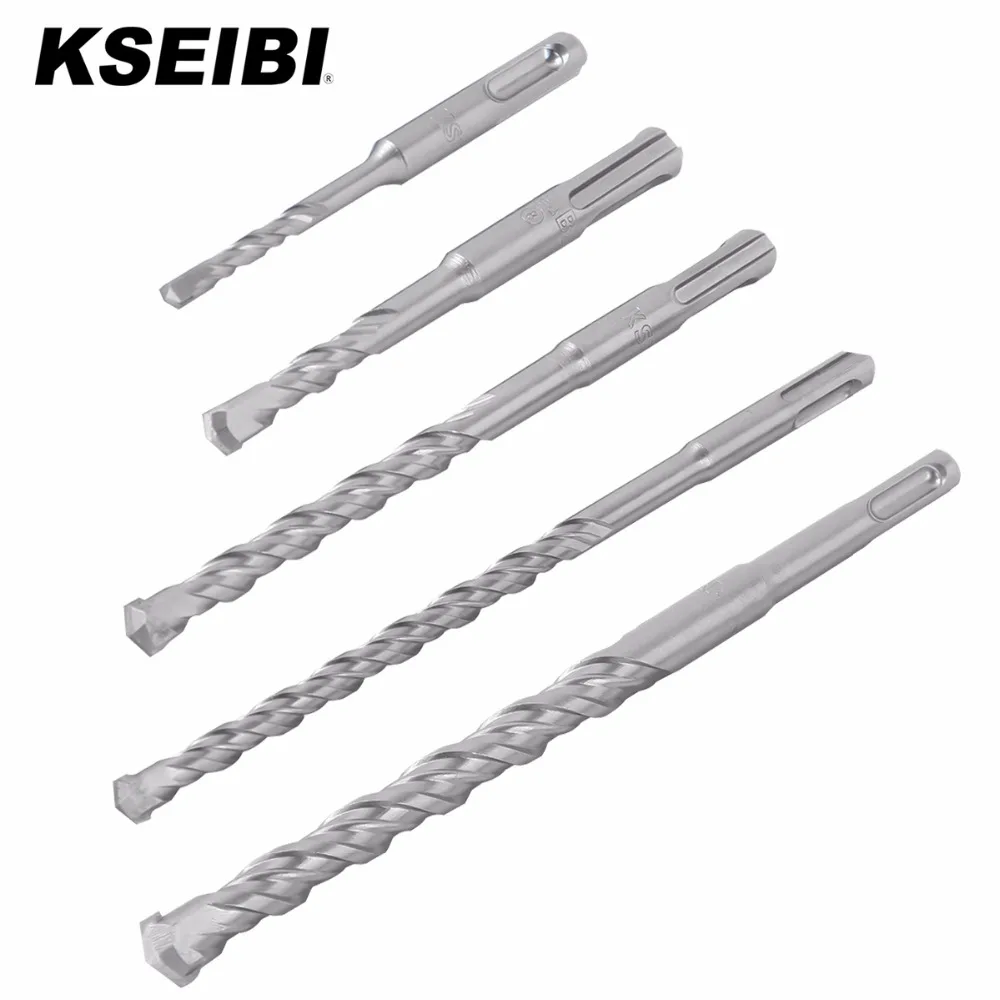 

KSEIBI 594003-594015 High Quality Carbide SDS Plus Hammer Drill Bit For Concrete