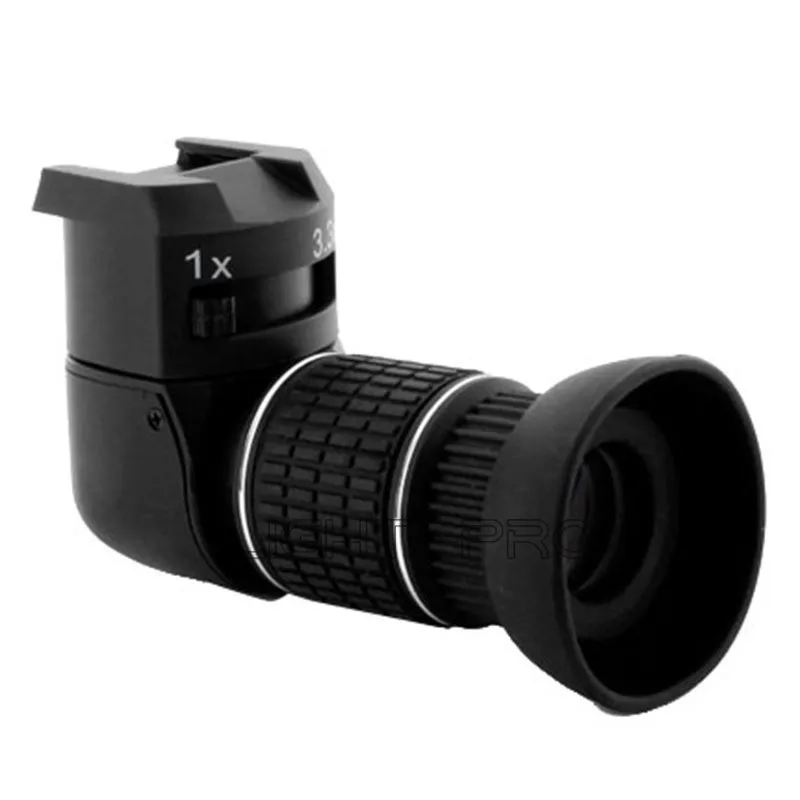 

Camera Right Angle Finder Viewfinder 3.3x For SLR EOS Nikon Olympus Pentax Minolta With 5 Eyecup Adapters