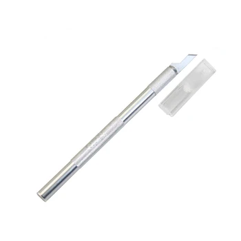 

Metal Cutting Knife Kit Wood Carving Pen Paper Cutter Sculpture Scalpel Knife PCB Repair DIY Hand Tools Set with One Blade
