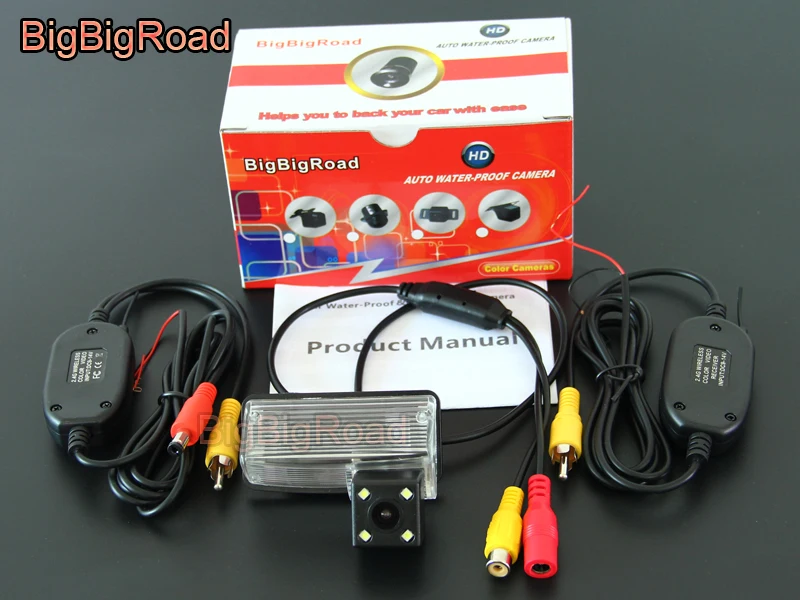 BigBigRoad For toyota previa crown 2010 2011 2012 2013 Car Rear View Reversing Backup Parking Camera night vision waterproof (6)