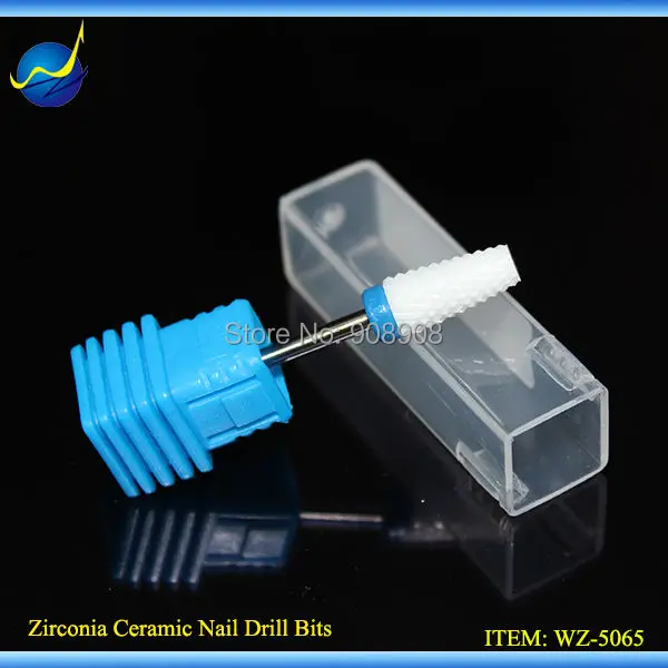 

New 1pc Umbrella T White Ceramic Nail Drill Bit Electric Nail File Chiropody Podiatry Manicure Pedicure Cuticle Remover Cleaner