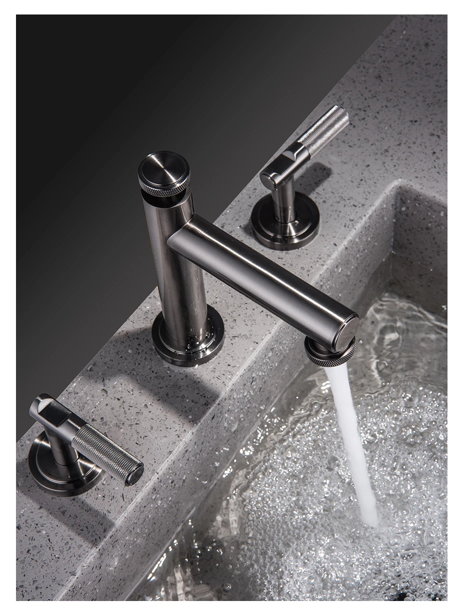 Basin Faucet Retro Black Faucet Taps Bathroom Sink Faucet Single Handle Hole Deck Vintage Wash Hot Cold Mixer Tap Crane 855762