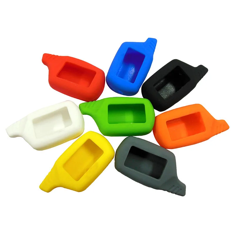 

Silicone Rubber Key Cover For Starline B9 B91 B6 B61 A91 A61 V7 LCD Keychain Car 2 Way Alarm Remote Key Case