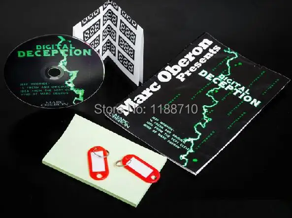 

Digital Deception Gimmick with DVD - Mentalism Magic, Magic Trick , Mind Trick