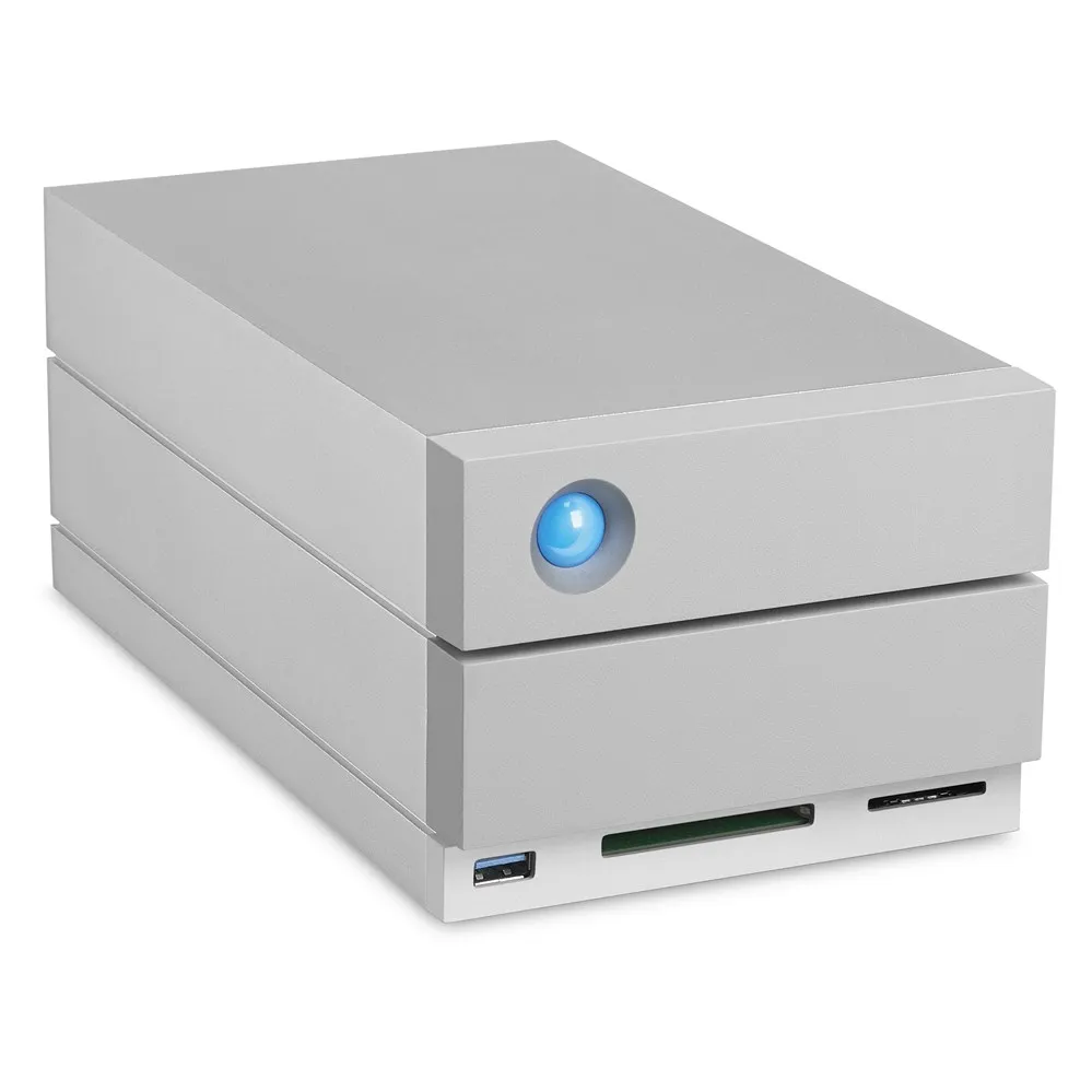 LaCie 2big Dock Thunderbolt 3 HDD, 8 ТБ Niveles RAID 0, 1, JBOD, 40 Гбит/с Thunderbolt USB