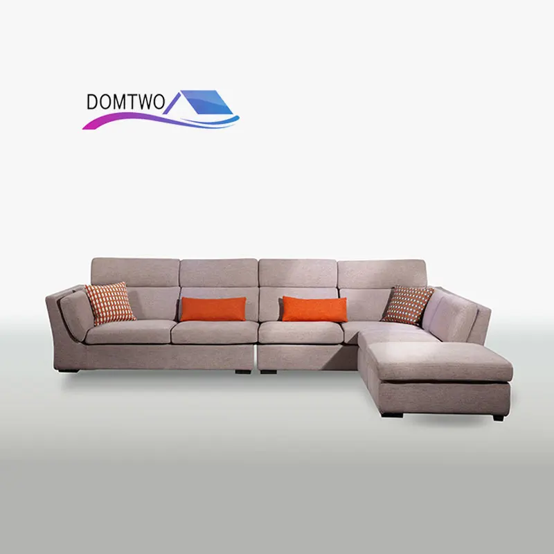 living room Furniture Corner House type cotton Down sofa