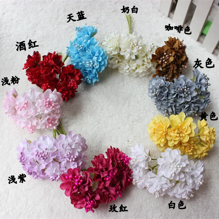 3.5CM artificial gerbera daisies,fake plastic daisy flowers bouquets