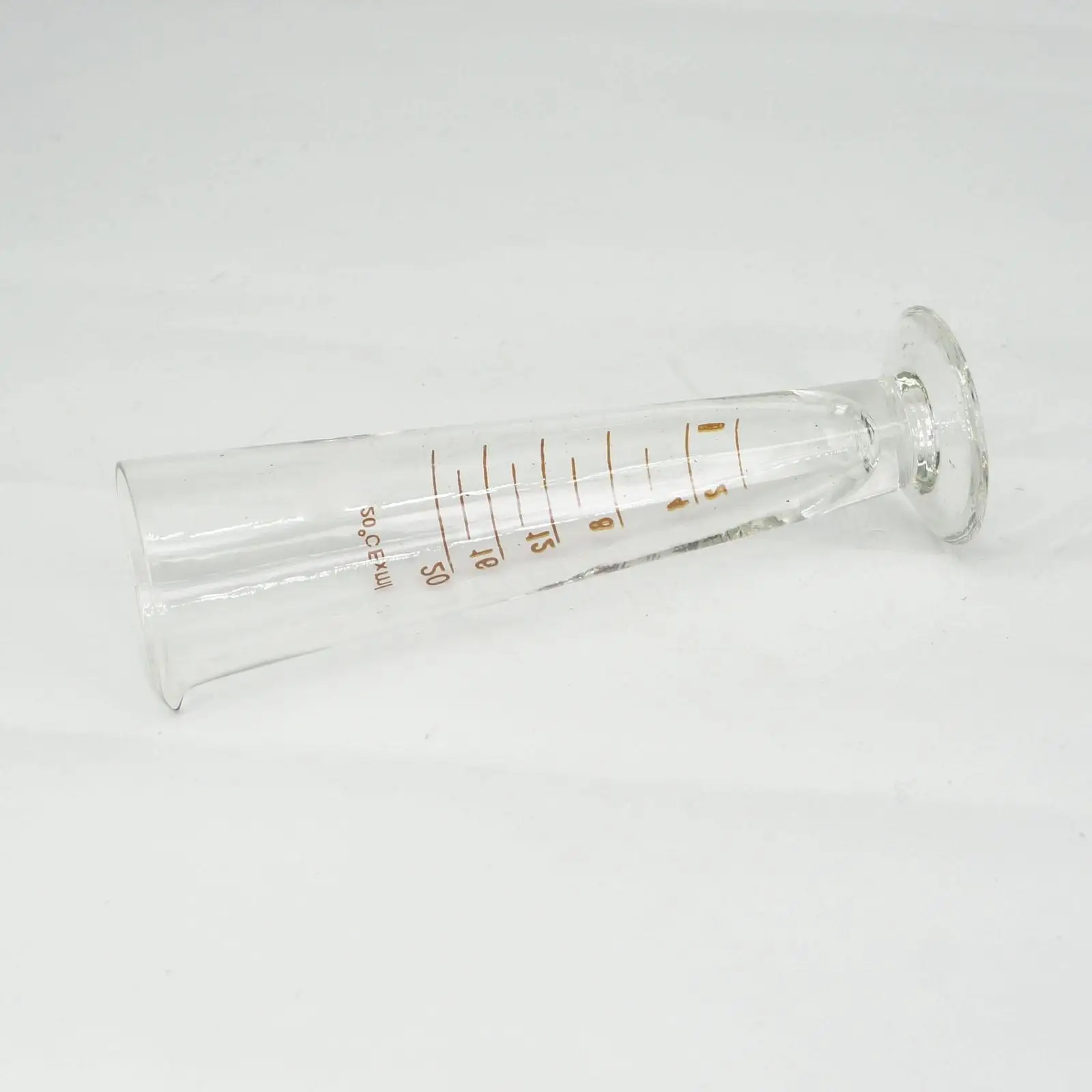 20ml Lab Glass Footed Apothecary Measuring Beaker Conical Graduated With Spout