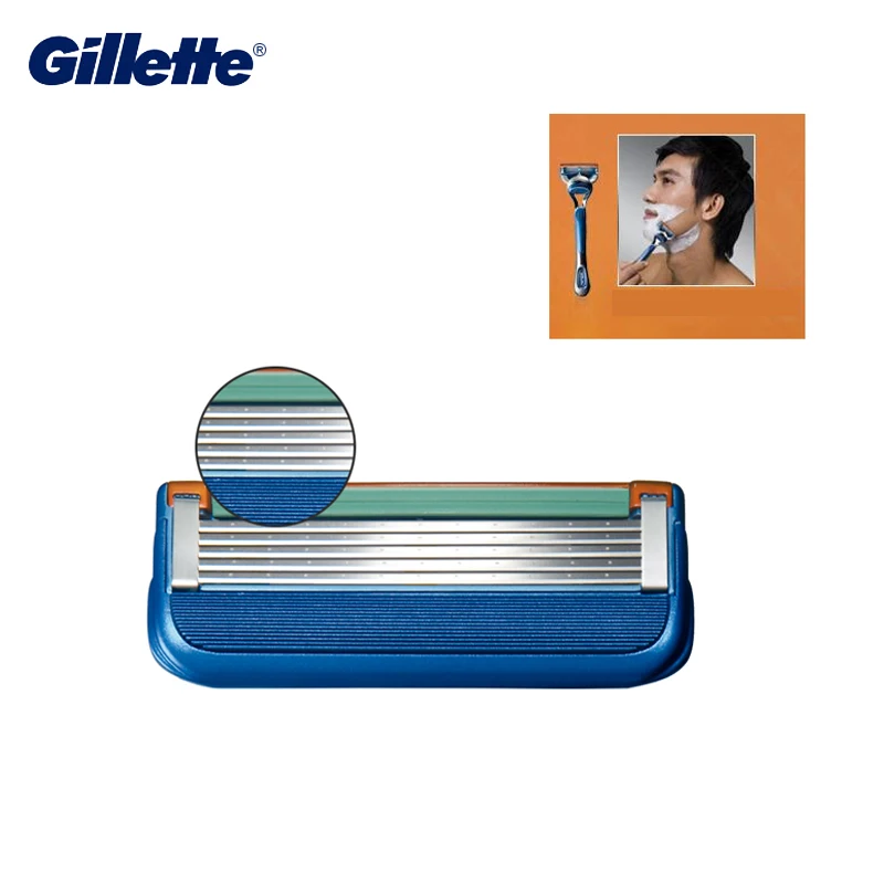 Gilltte Fusion бритвенные лезвия ручные для бритья мужские бороды Уход за лицом Замена