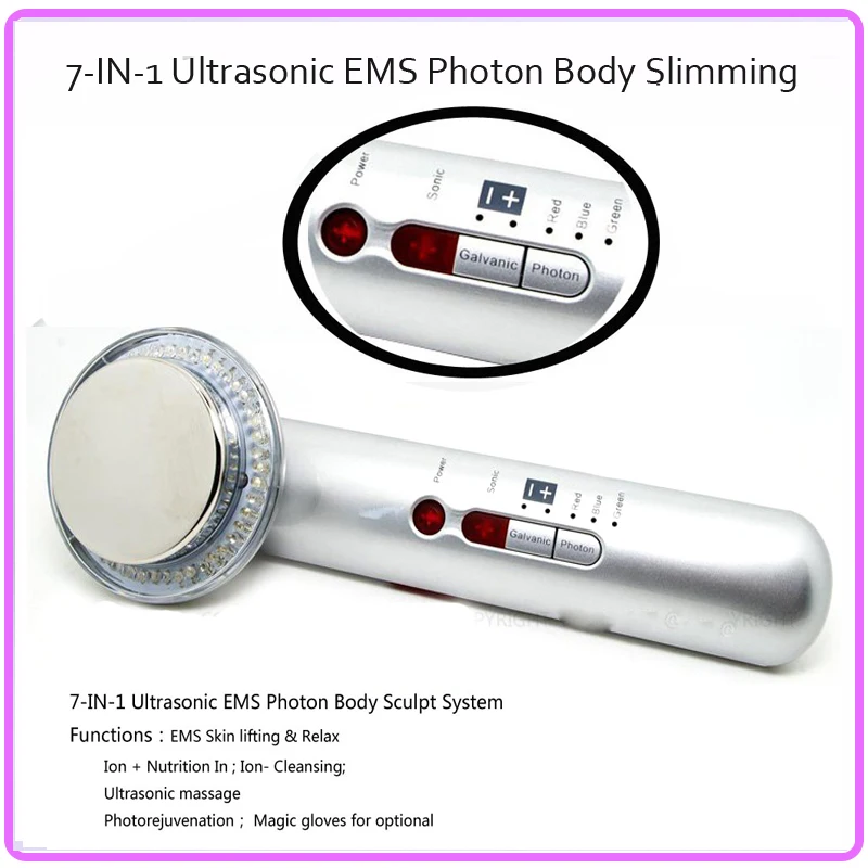 Buy Free Shipping Galvanic Body Spa Ultrasonic Photon